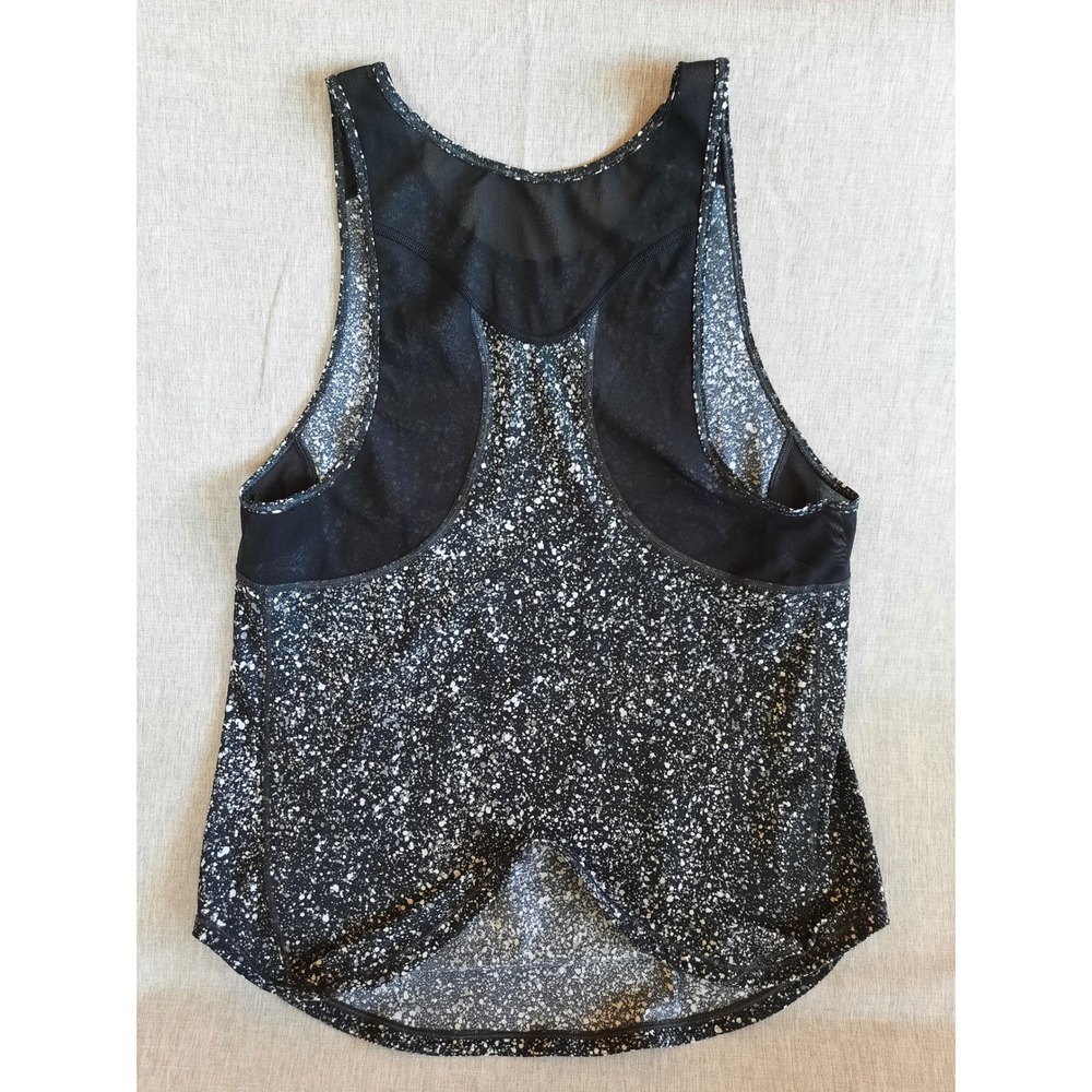 Lululemon Women Chest Sz 6 Performance Pullover Mesh Sculpt White Dot Tank Top‎